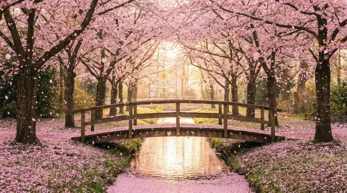 樱花桥畔 - 中文字字幕在线一本通 唯美风景